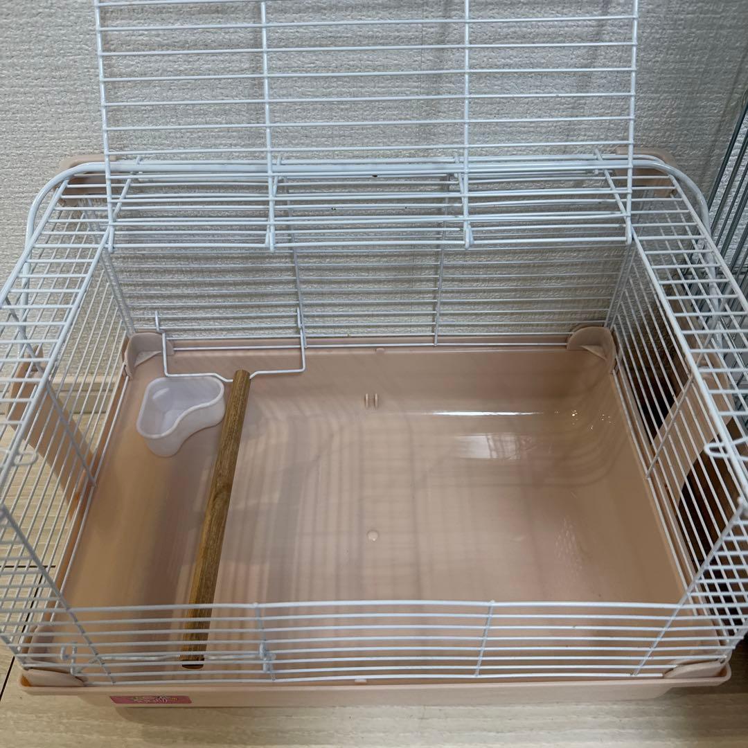 HOEI 鳥かご 35手のり ケージ(くすみピンク) ミニマルキャリーS