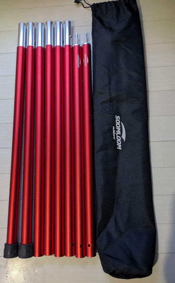 TENT FACTORY Hi-TCワイドヘキサタープ470DBE　ポール付