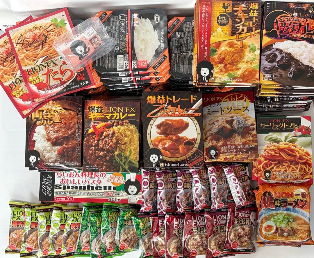 【特盛】インスタントカレー・ラーメン・ライス・丼・パスタ★計134食分お得セット