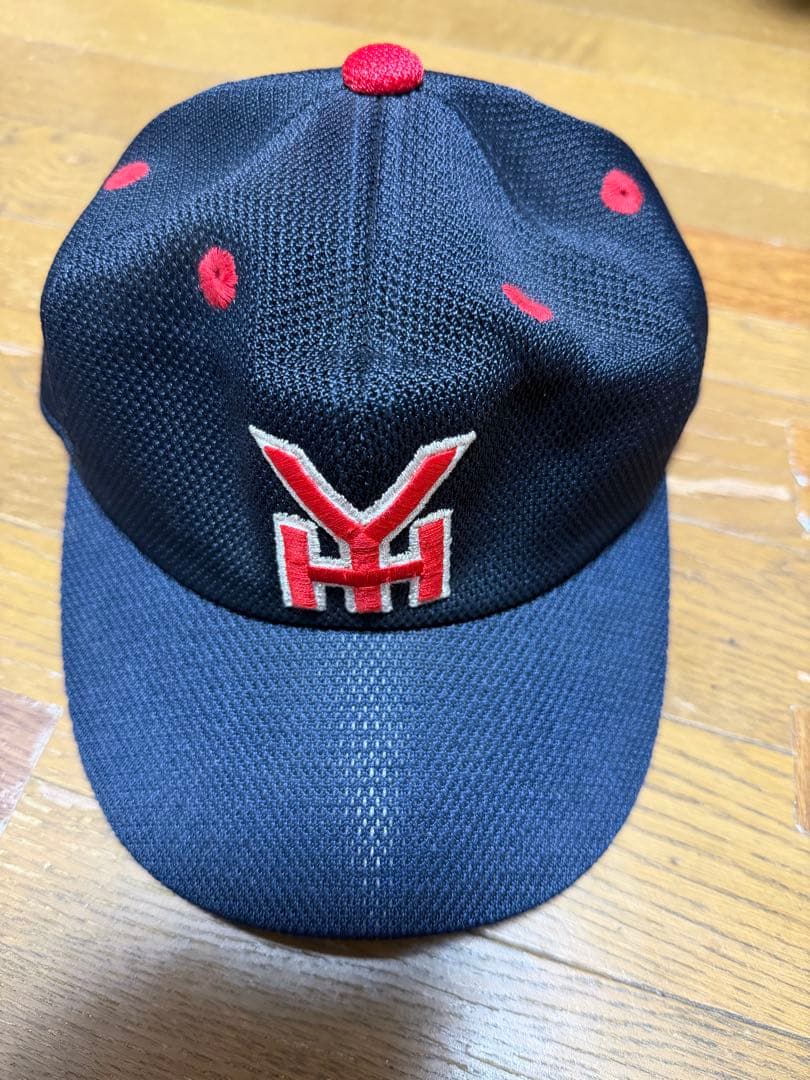 横浜高校帽子 Hi-Gold ネイビーキャップ 57