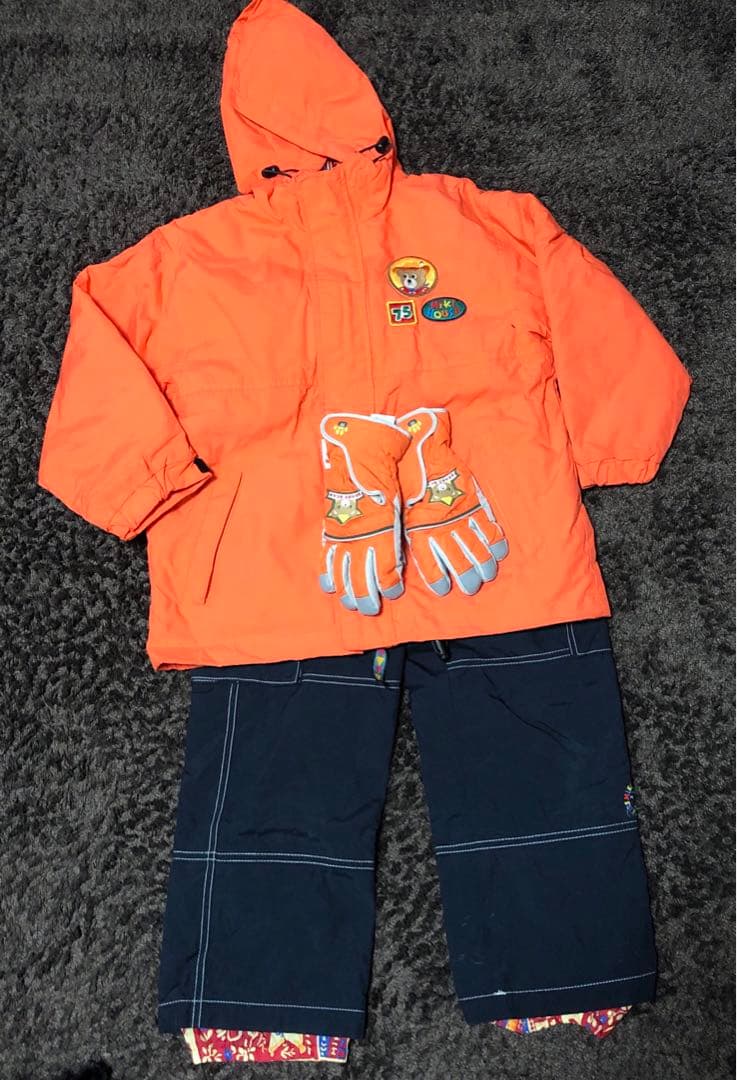 mikiHOUSE ミキハウス　スキー　スノボ　ウェア上下　手袋　キッズ120