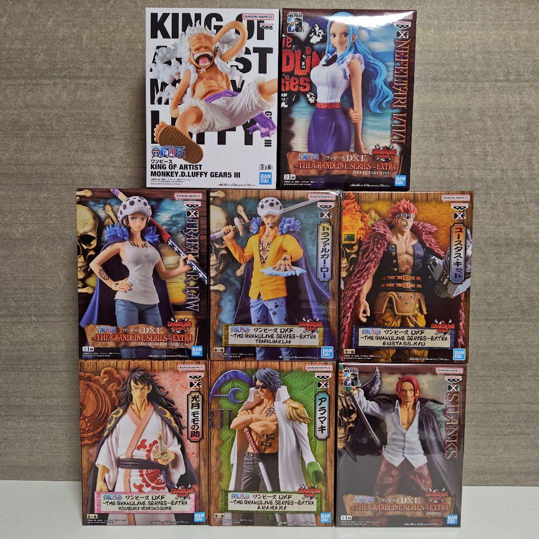 【未開封】ワンピース/プライズフィギュア/ルフィGEAR5Ⅲ/ビビ/ロー/キッド