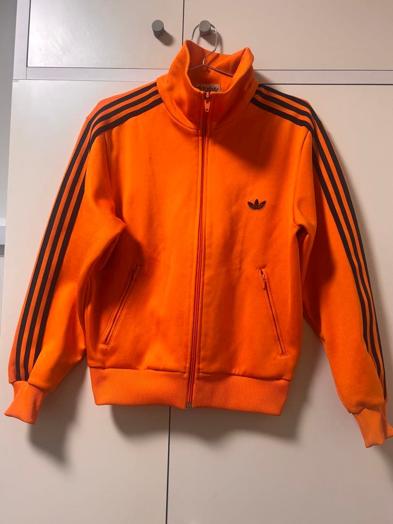 vintage adidas トラックジャケット トレフォイル　シルエット◎