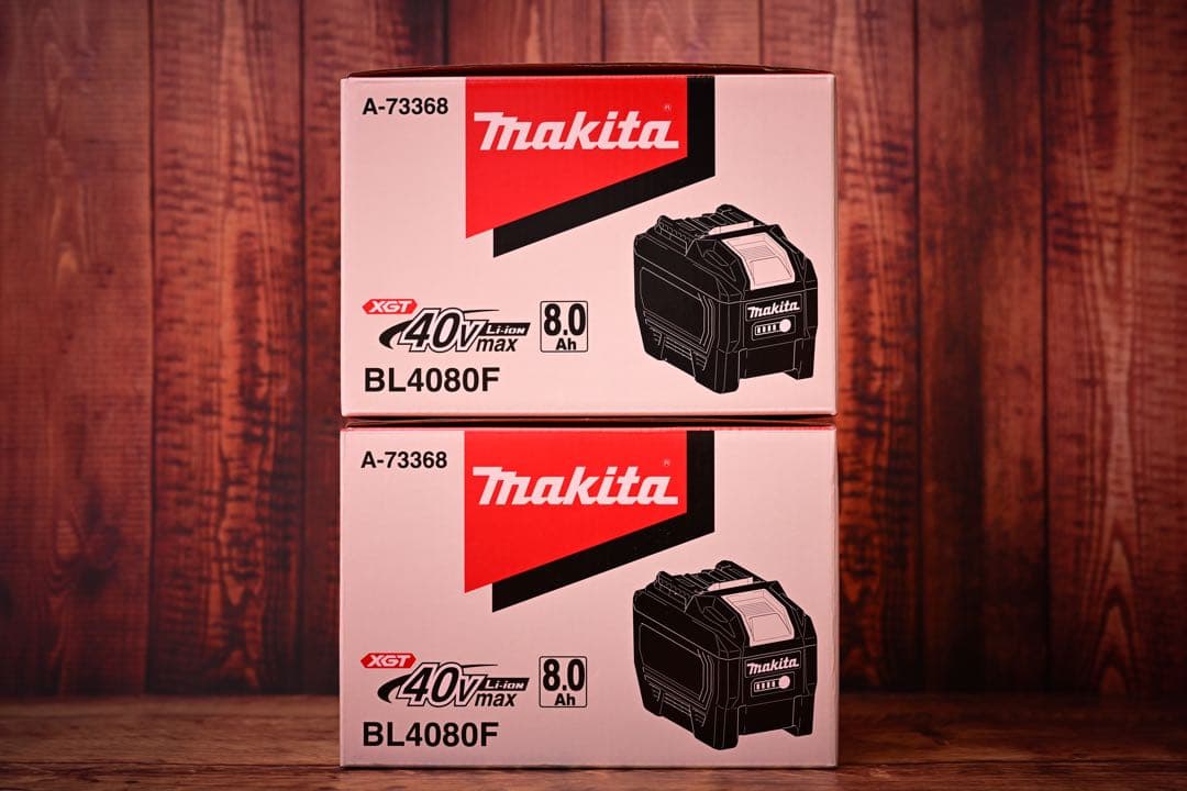 makitaマキタ40Vmax BL4080F リチウムバッテリー 新品×2個