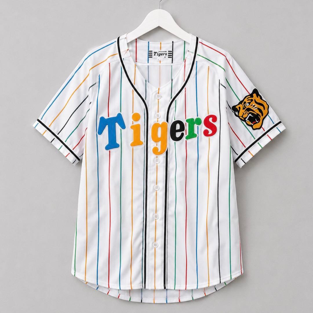 【限定品】阪神タイガース デザインジャージ カラフルタテジマ ユニフォーム S