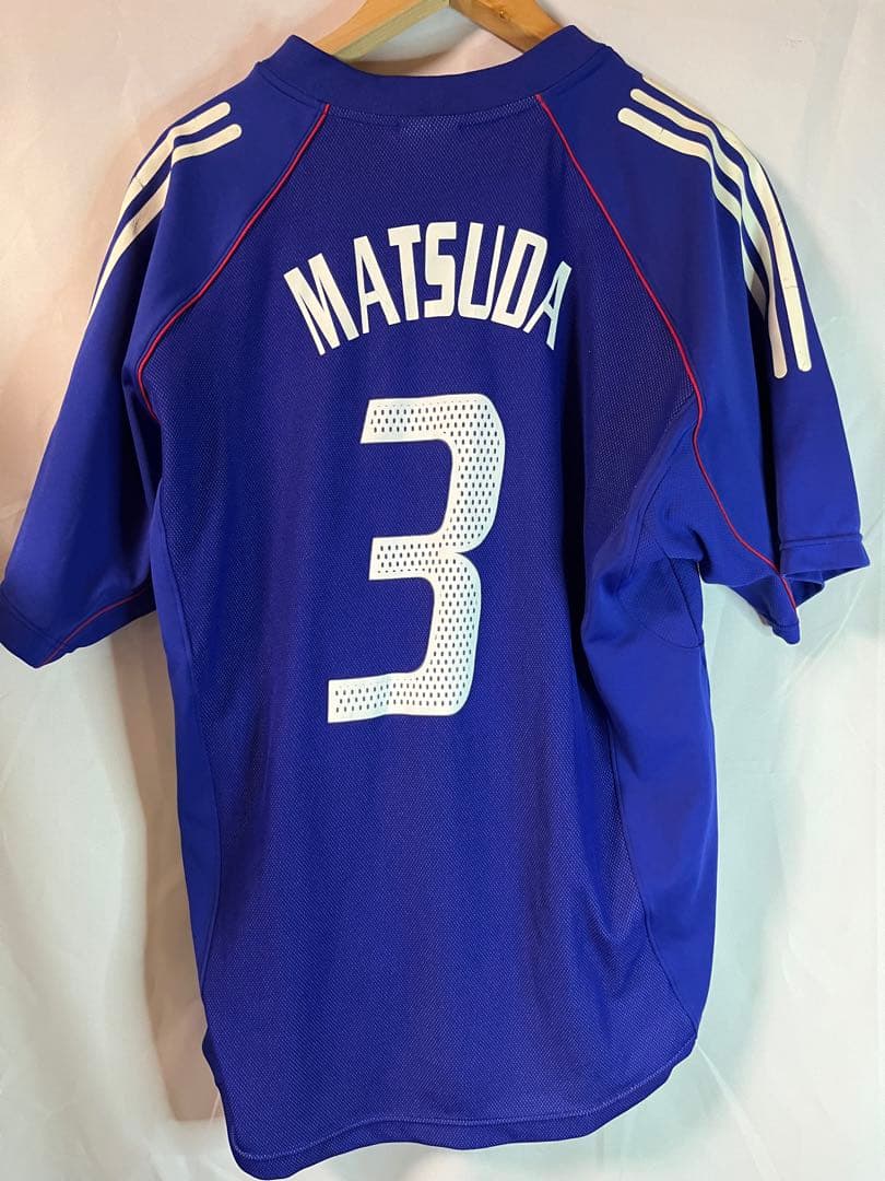 adidas アディダス サッカー日本代表　松田直樹　ユニフォーム