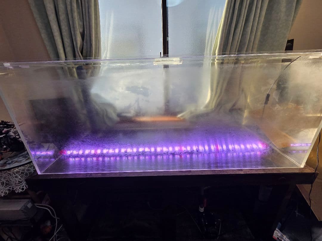 アクリルオーバーフロー水槽 大型 1500×60×60 引取限定