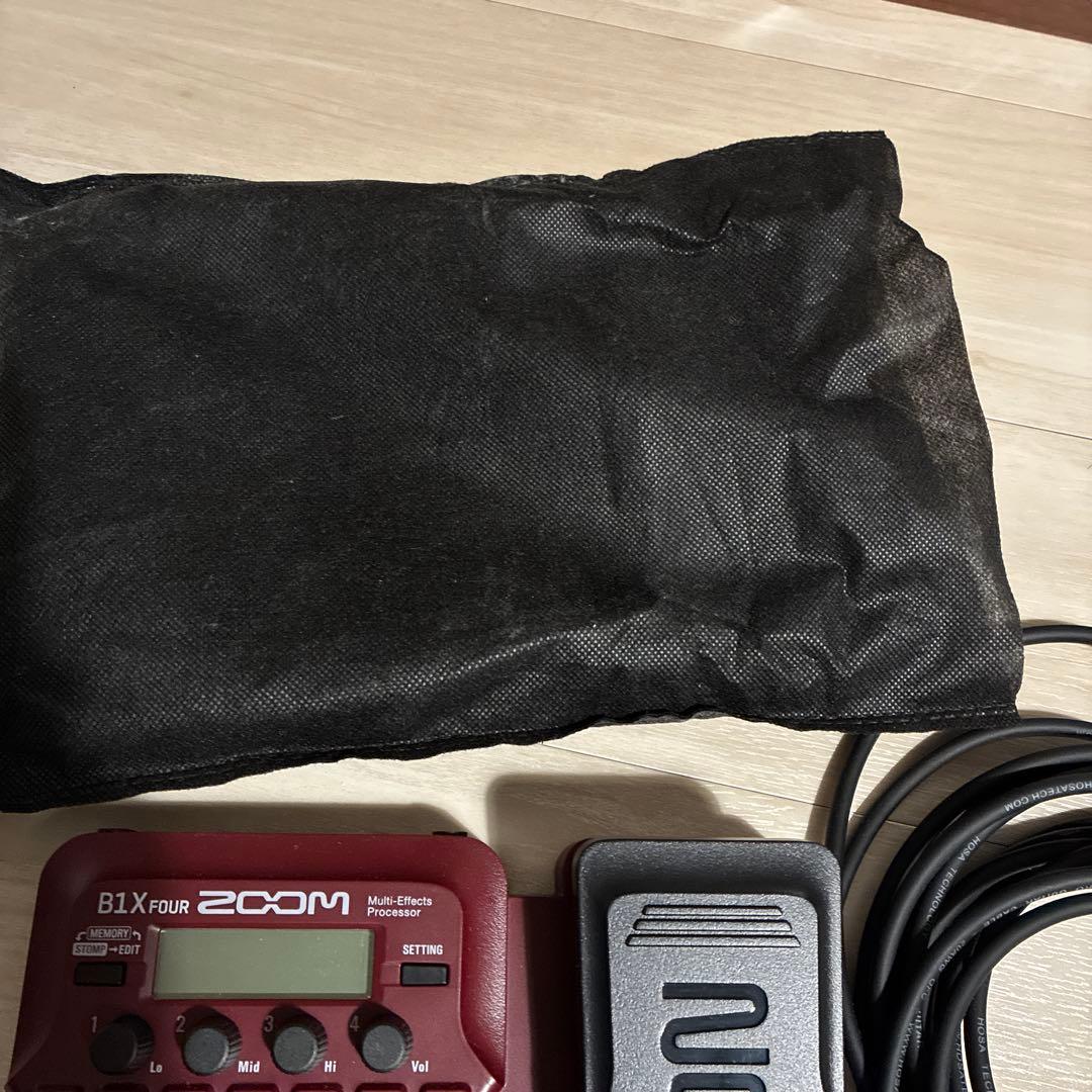 【美品】ZOOM B1Xfour マルチエフェクター　シールド付き