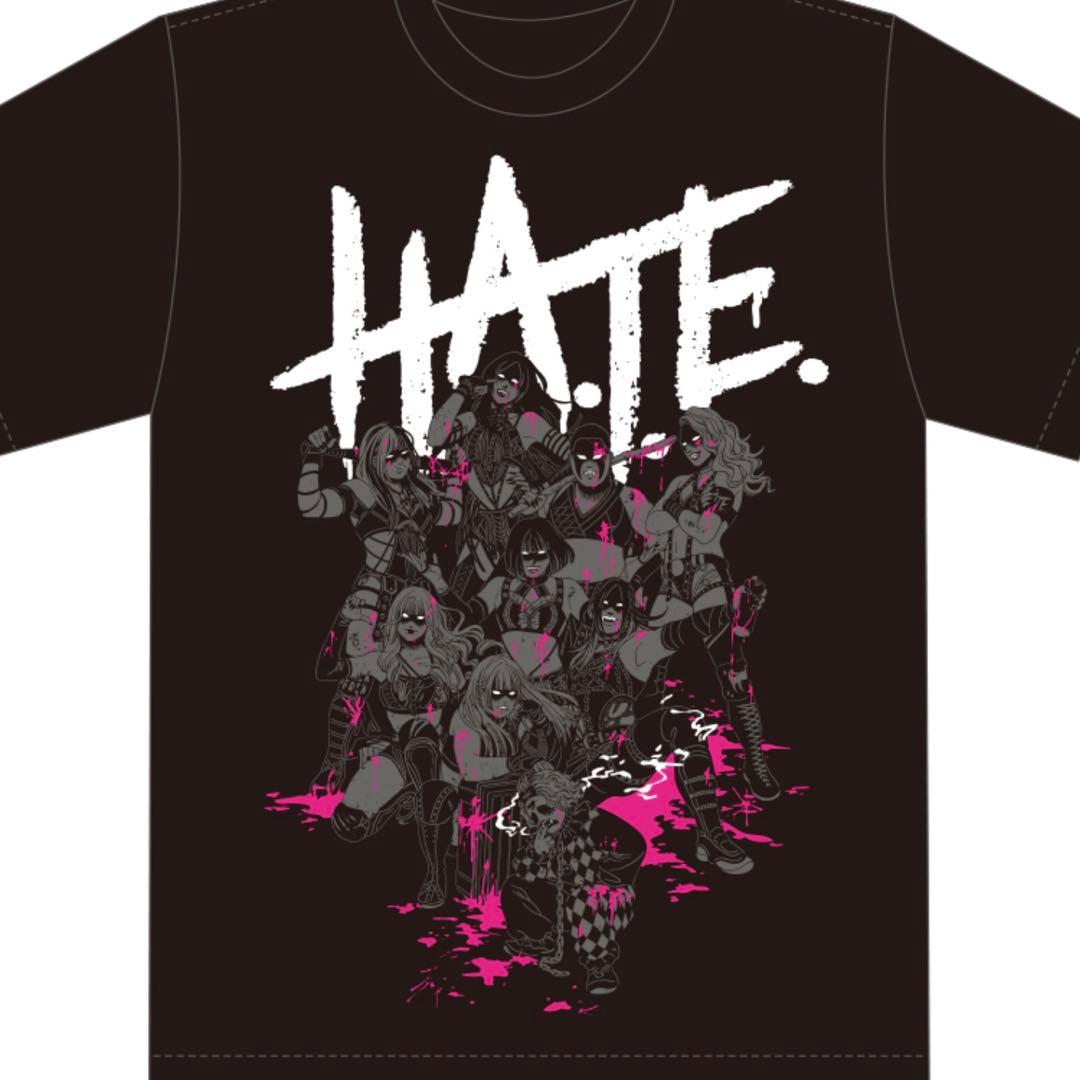 スターダム　STARDOM H.A.T.E イラストTシャツ Lサイズver2