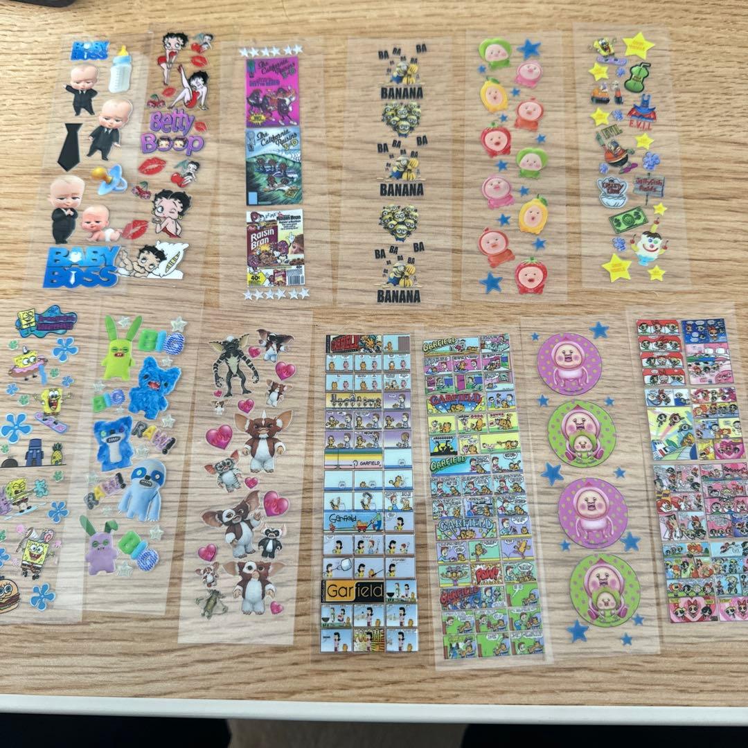 キャラクターペンラシール