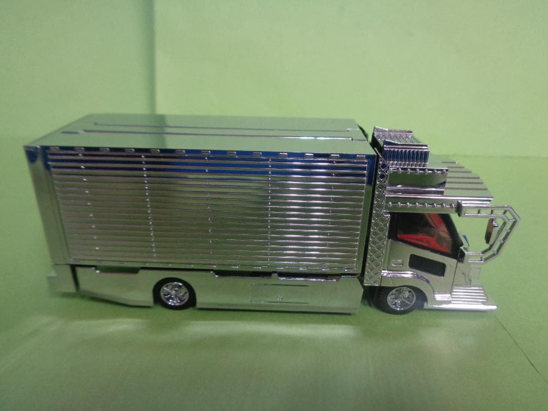 マイクロターボ　1/64　デコトラ　アルミパネル　積載車