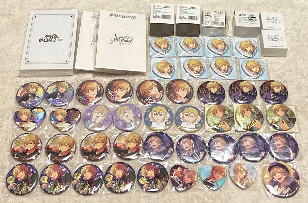 あんスタ　羽風　薫　セット　缶バ　アクスタ　アクキー　中国　台湾　韓国