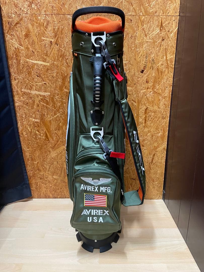AVIREX オリーブグリーン キャディバッグ