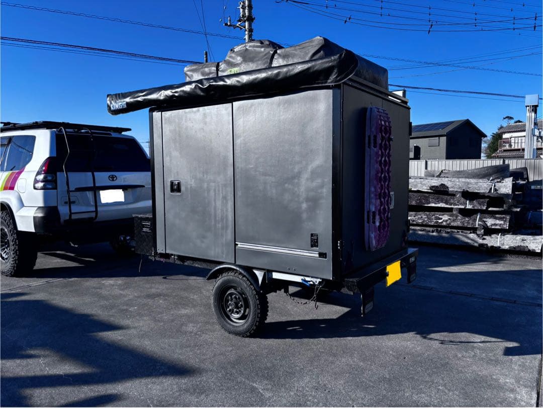 キャンパートレーラー　軽カーゴトレーラー