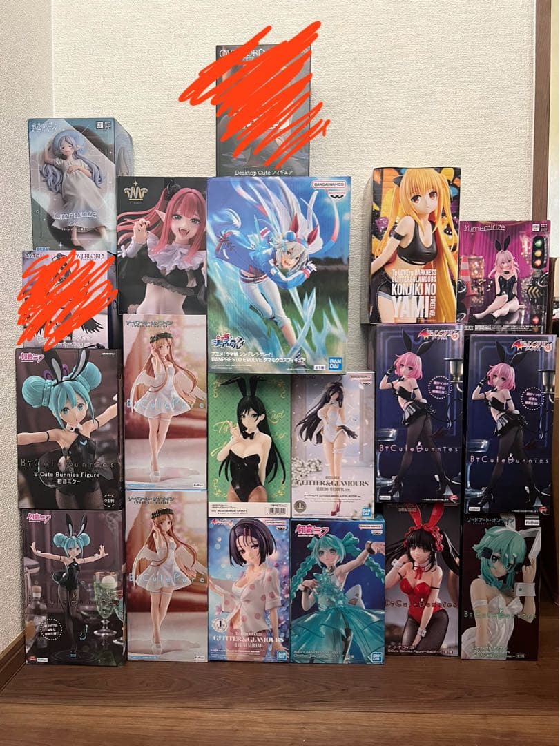 初音ミク　ウマ娘　着せ恋　フリーレン　アルベド　フィギュア　セット