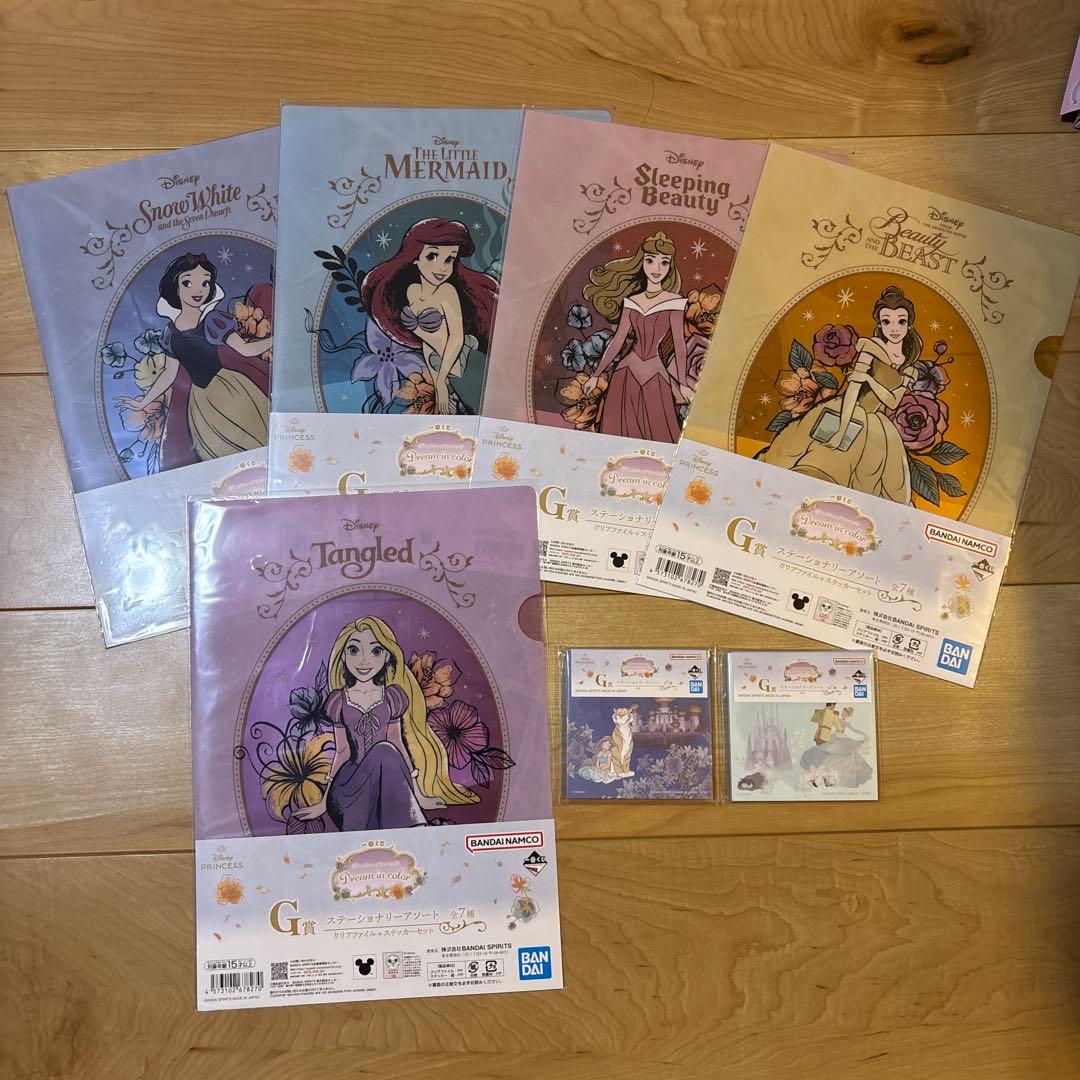 一番くじ ディズニープリンセス Dream in color セミコンプ ３２種