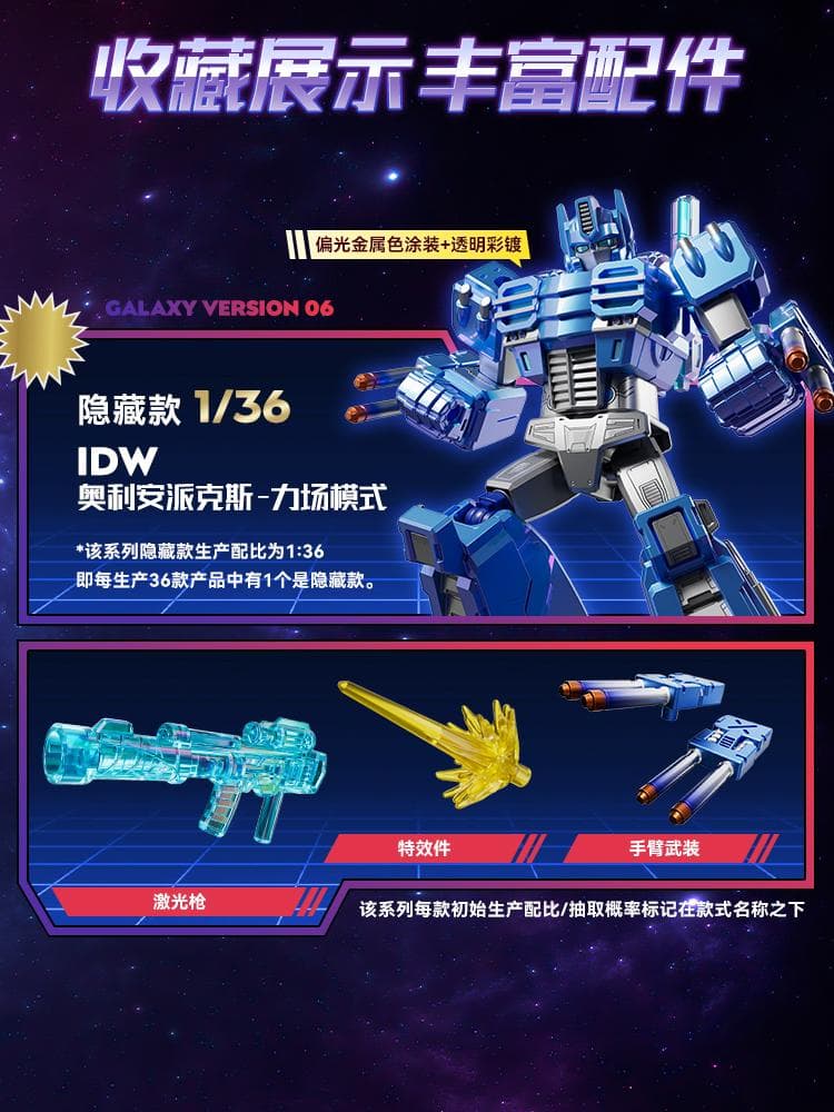 トランスフォーマー Galaxy Version 変形金剛 群星版第6弾 正規品