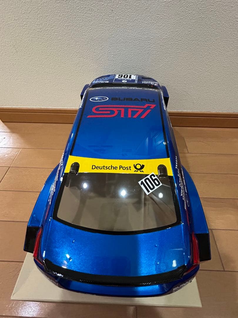 タミヤ SUBARU WRX STI ラジコンボディ メタリックブルー　未使用