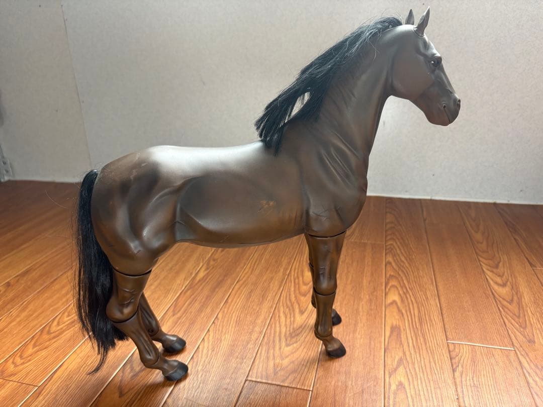 DORAGON社製 1/6サイズ　馬のフィギュア　ダークブラウン　1体