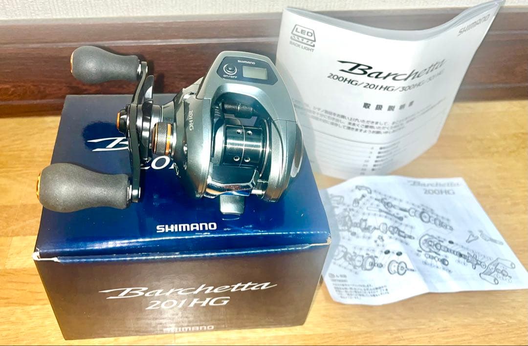 【美品】SHIMANOバルケッタ200HG 箱、説明書付属品付き