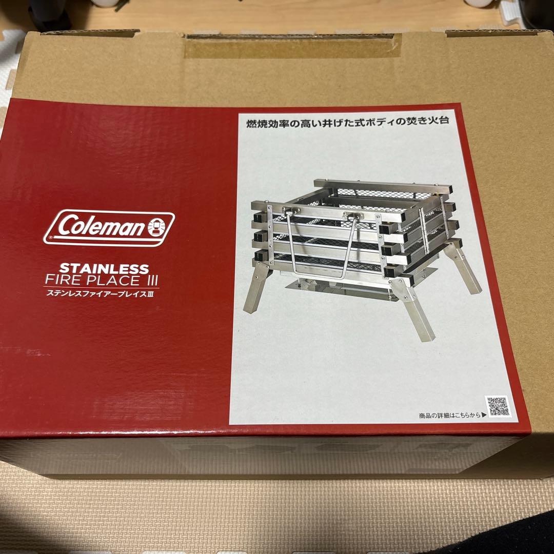 新品　コールマン Coleman ステンレスファイアープレイス3