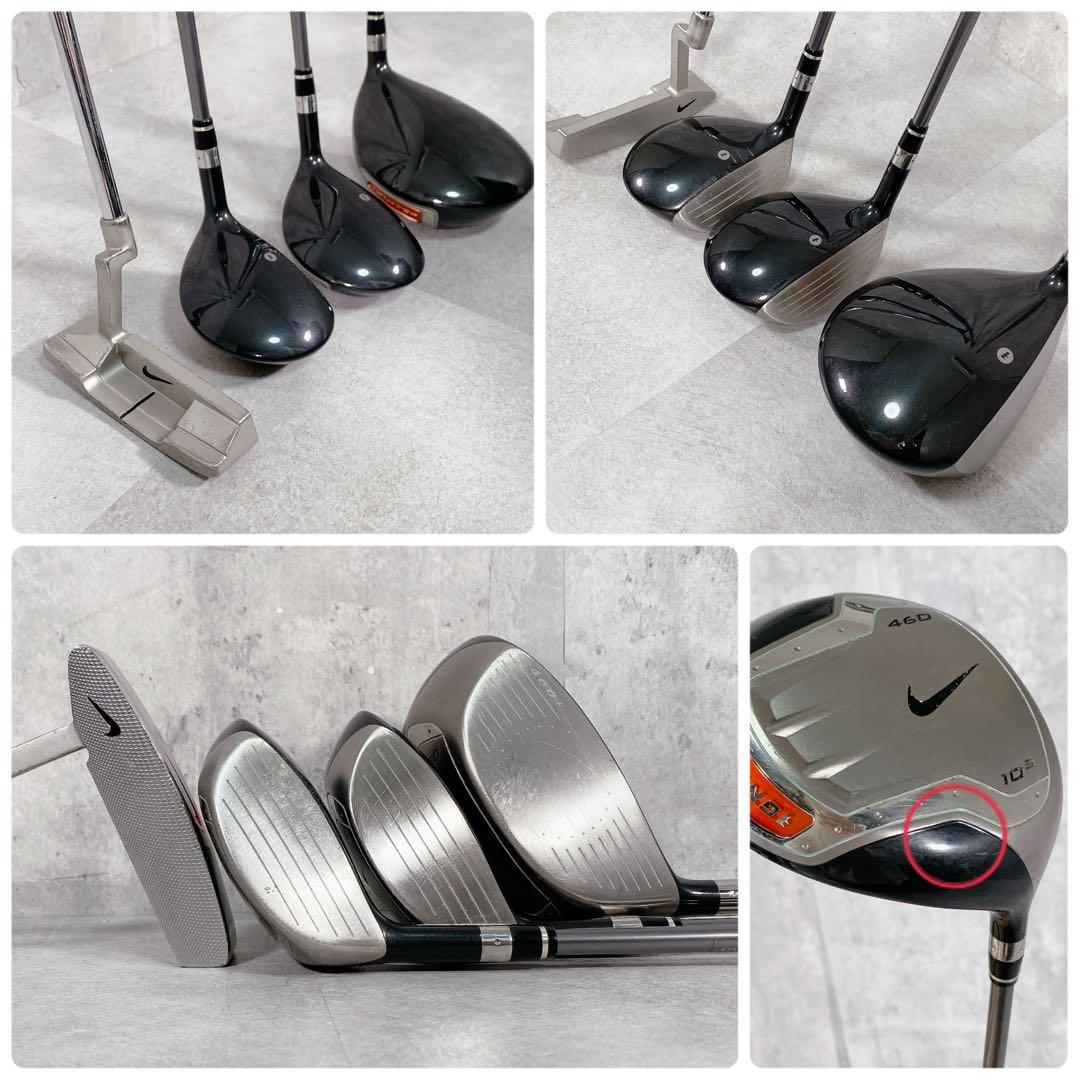 T196 NIKE ゴルフクラブ メンズ フルセット イグナイト 13点 黒
