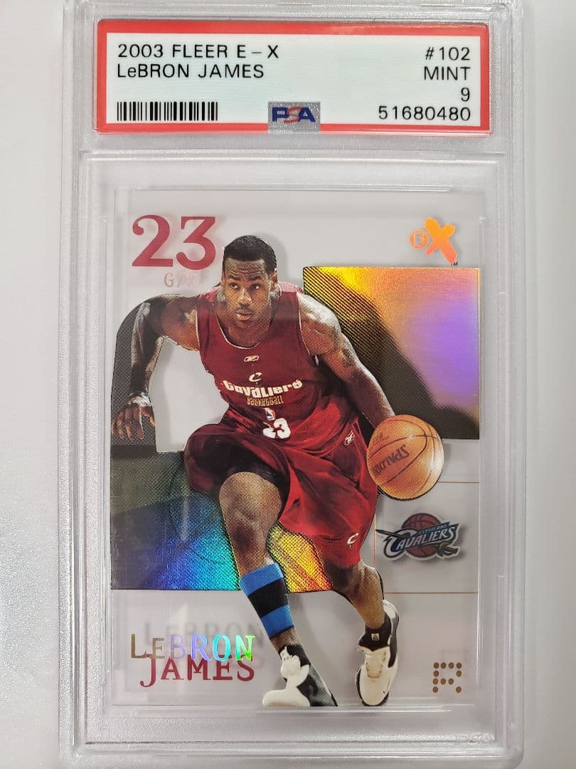 PSA9 2003 Fleer E-X レブロンジェームズ ルーキーカード