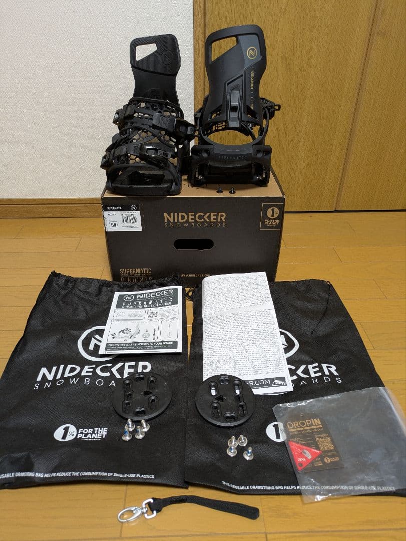 Nidecker スーパーマチック ビンディング M ブラック