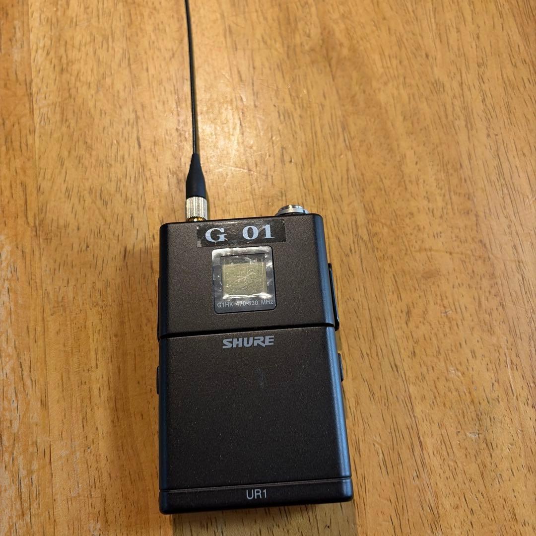 SHURE UR1 ワイヤレス送信機 470-630MHz 貴重