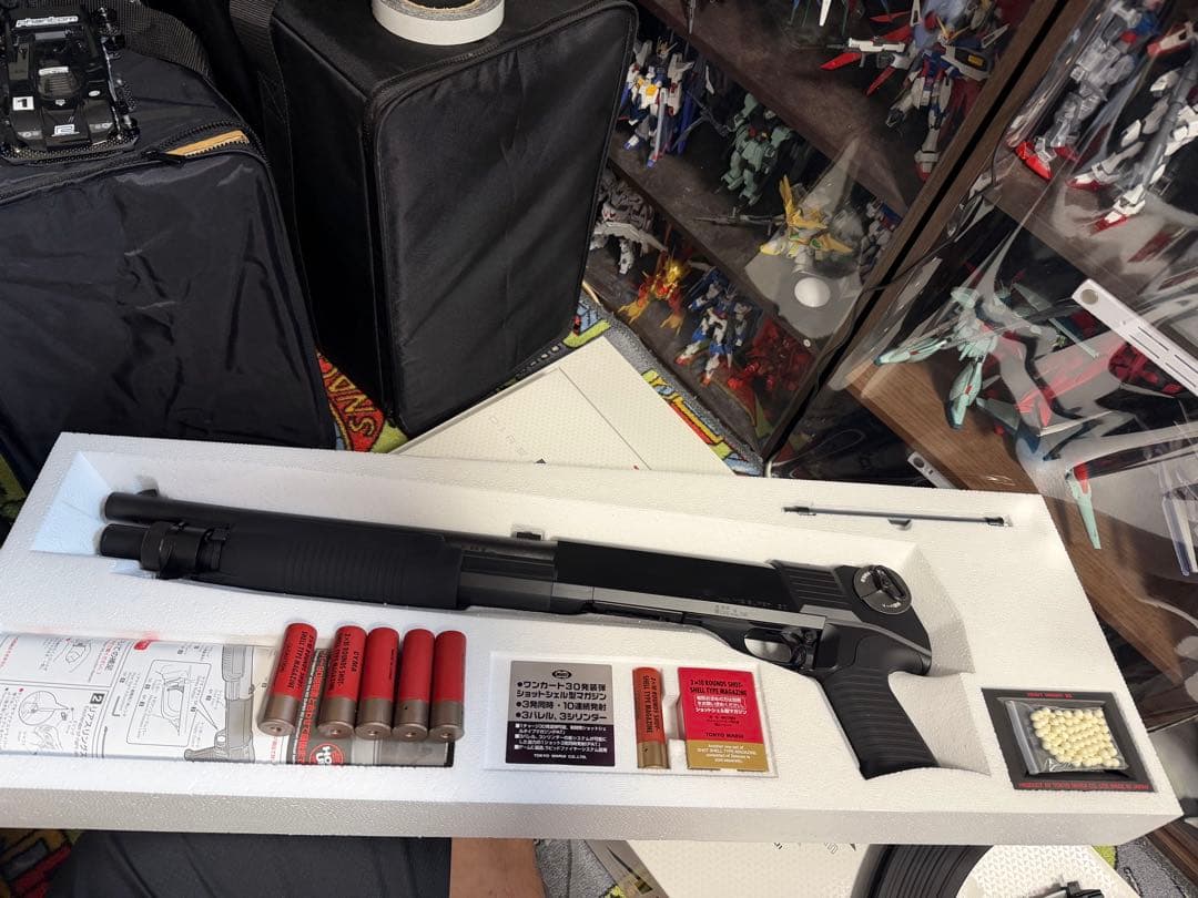[ほぼ未使用] 東京マルイ M3ショーティ エアショットガン 付属品付き
