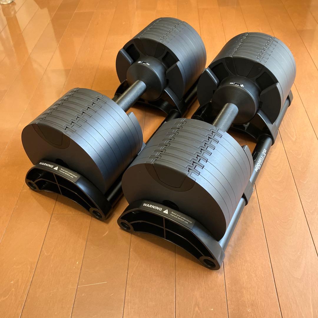 【直接引取　美品】フレックスベル32kg 2個セット　可変式ダンベル　NUO