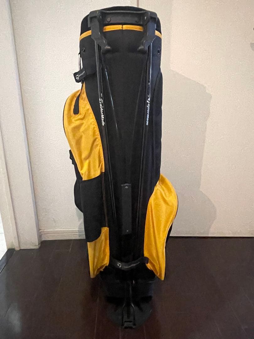 TaylorMade キャディバッグ 黒/黄色 中古