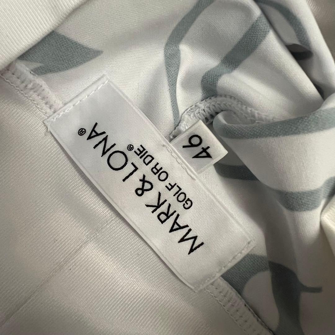 MARK＆LONA マークアンドロナ　モックネック　半袖シャツ　ハイネック　M