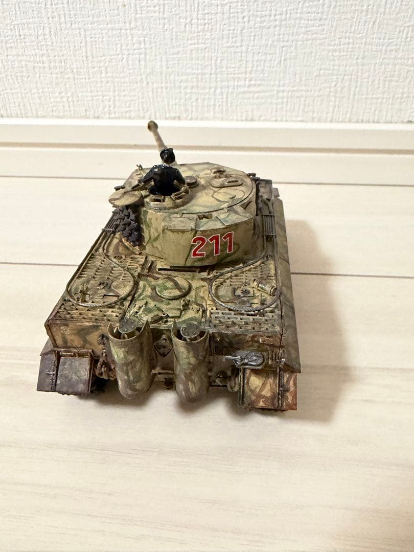 タミヤ　1/48 ドイツ軍重戦車「タイガーI（ティーガーI）後期生産型」
