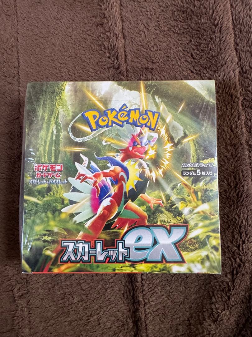 [シュリンク付き] ポケモンカードゲーム　スカーレットex