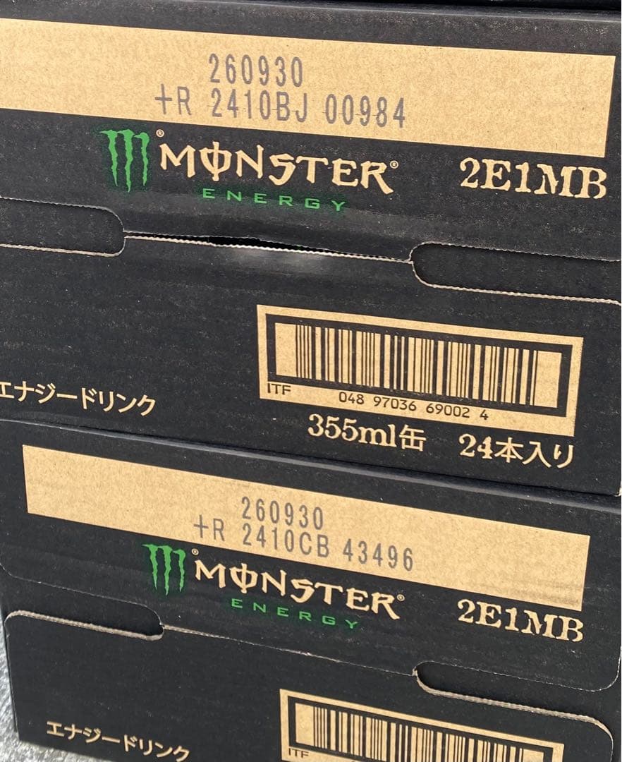 MONSTER ENERGY エナジードリンク 355ml 24本入り2ケース