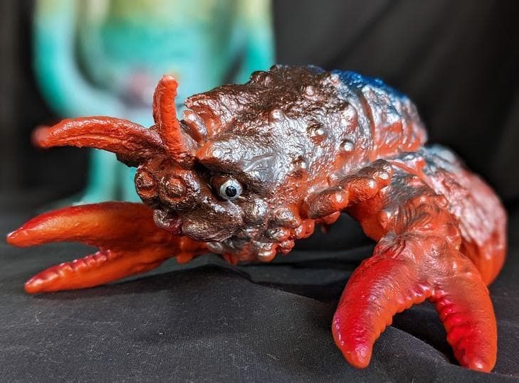 ゲゾラ・ガニメ「決戦！南海の大怪獣」（ブルマァク復刻）ソフビ２体セット