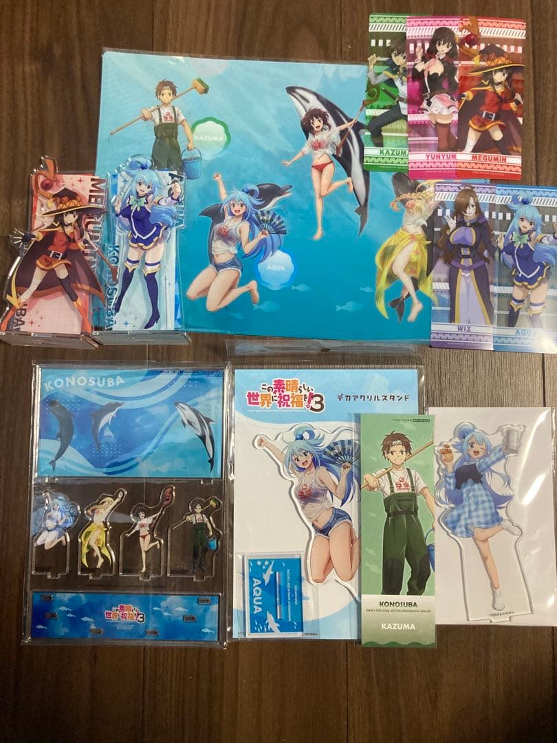 この素晴らしい世界に祝福を　このすば　アクリルスタンド等グッズセット