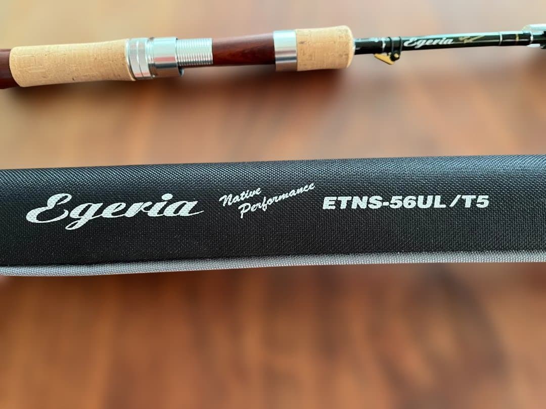 【新品未使用】パームス　Egeria ETNS-56UL/T5 トラウトロッド