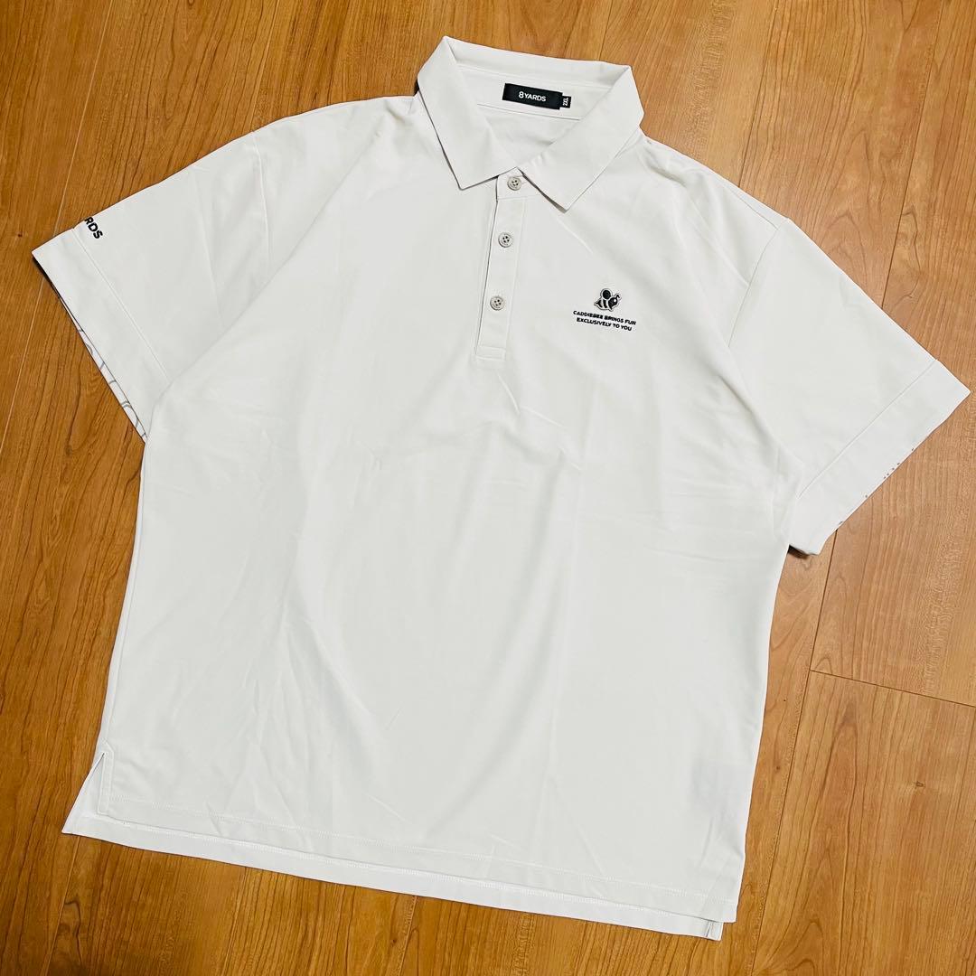 8yards セットアップ　ライトグレー　ホワイト　2XL ゴルフ