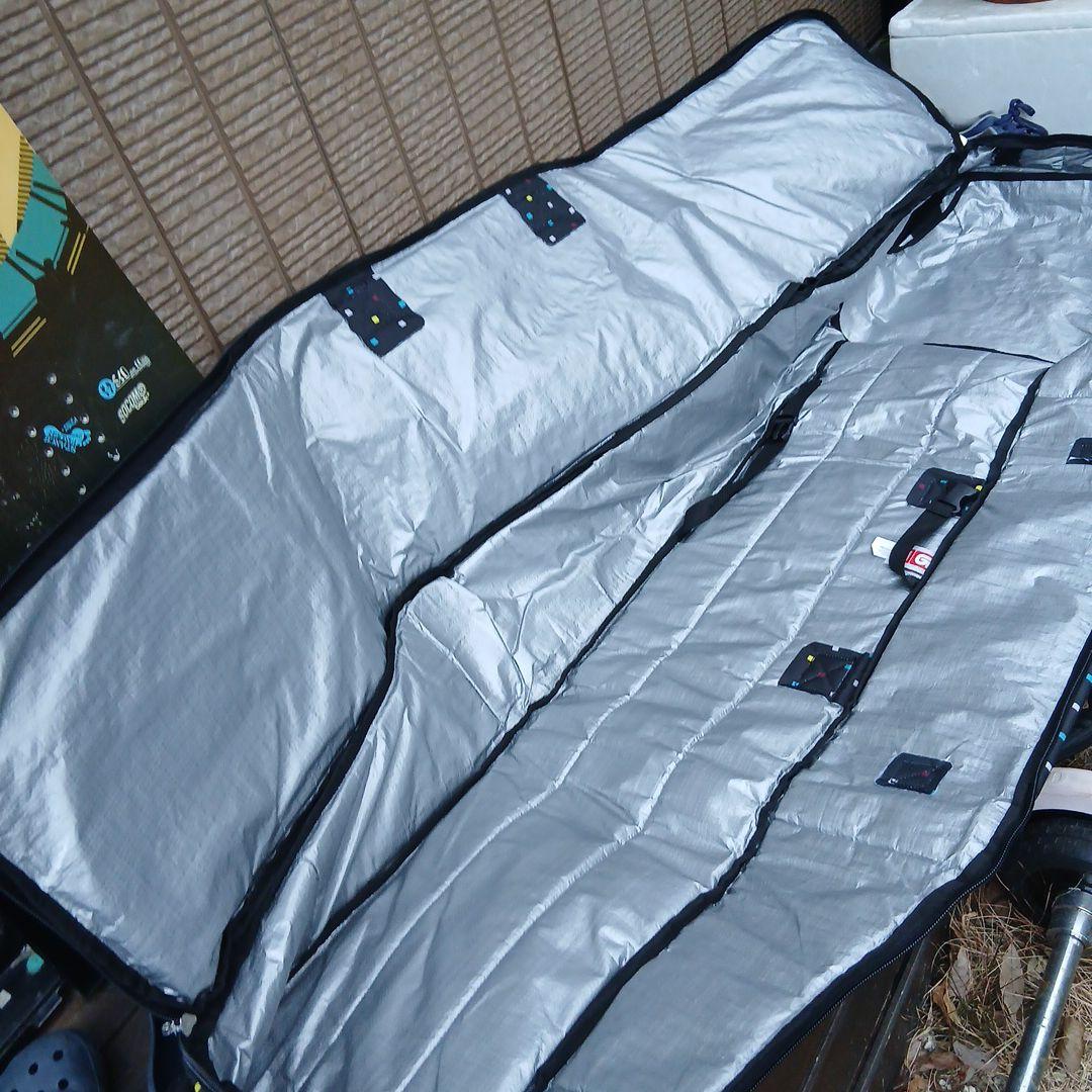 BURTON 166バートンキャスター付きスノーボードケース　コロコロタイヤ付き