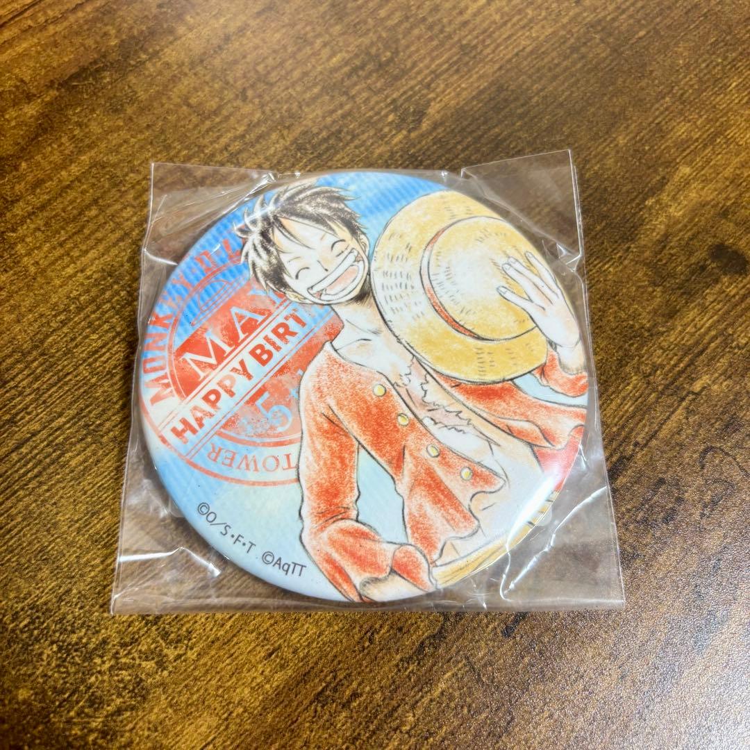 【ONE PIECE】 東京ワンピースタワー限定 ルフィ 缶バッジ