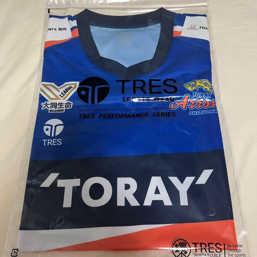 【新品未開封/サイン入】東レアローズ静岡 楠本岳 オーセンティックユニフォーム