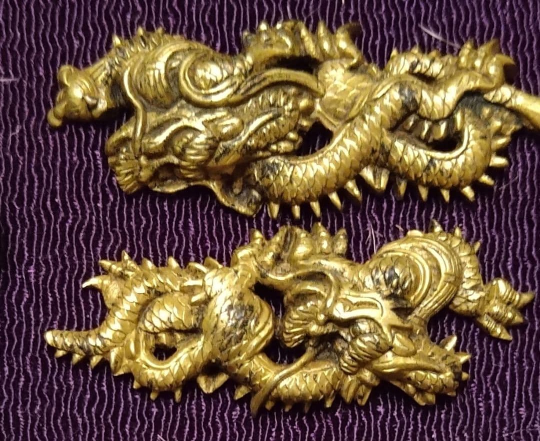 刀剣目貫龍図
