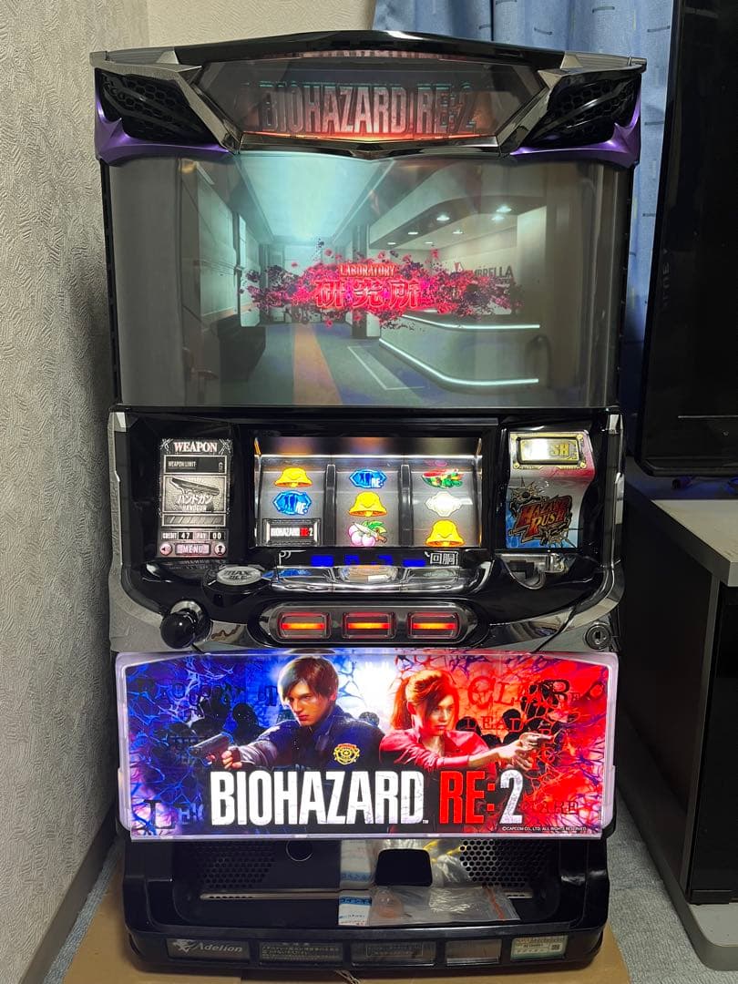 パチスロ バイオハザード RE2 実機 6.5号機 家庭用セット