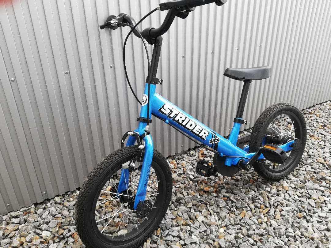 値下げ　愛知　東三河　STRIDER 14X バランスバイク 青 引渡希望