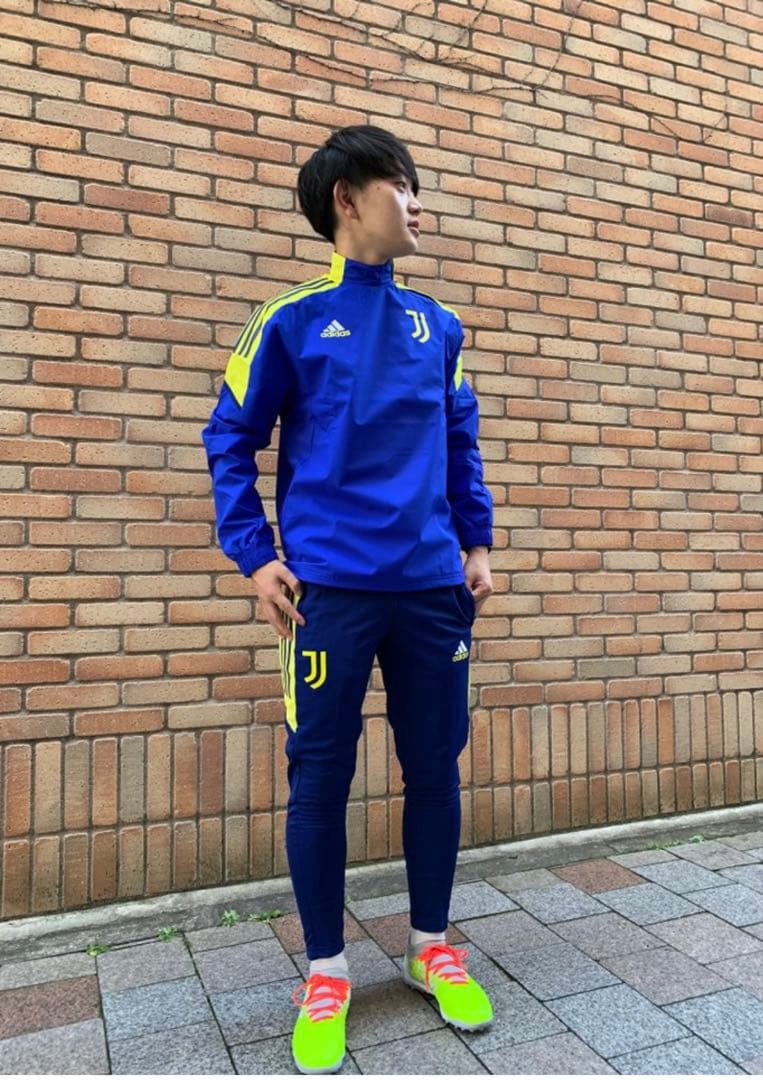 adidas21-22 ユベントスEU ハイブリッドトップ&パンツ　セットアップ