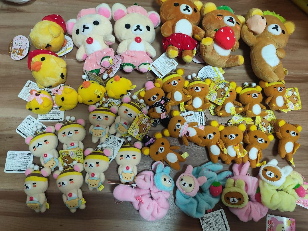 リラックマ　ぬいぐるみ、マスコット　まとめ売り　大量セット