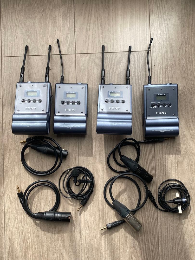 SONY ワイヤレスマイクシステム URX-P1 UTX-B1 2セット 動作品