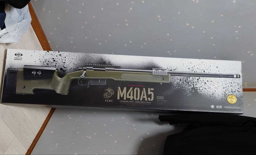 エアガン 東京マルイ M40A5 タンカラー マガジン2個